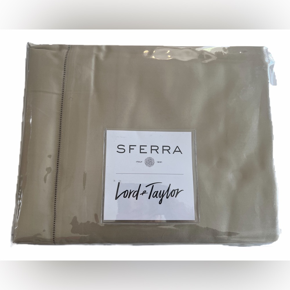 NEW SFERRA Made in Italy Full Queen Duvet Cover 88” x 92”
